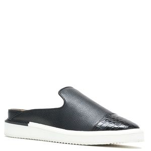 Hush Puppies Black Sabine Mule 10W - wide